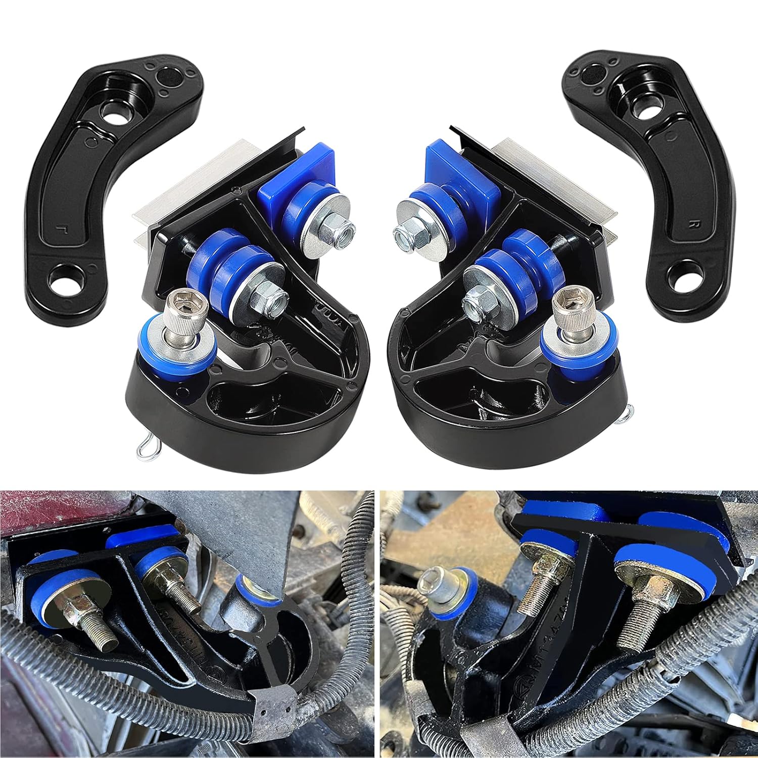 Peterbilt Lower Hood Pivot Kit & Hinge Bolt Bracket Replacement