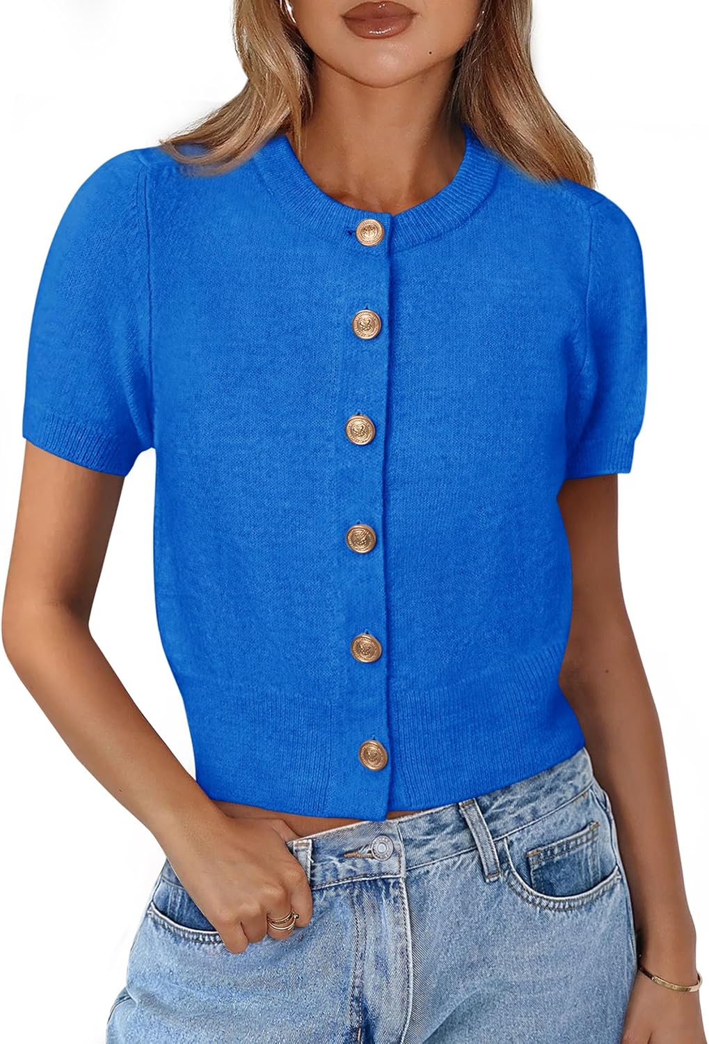 PRETTYGARDEN Womens Casual Summer Short Sleeve Cardigans 2025