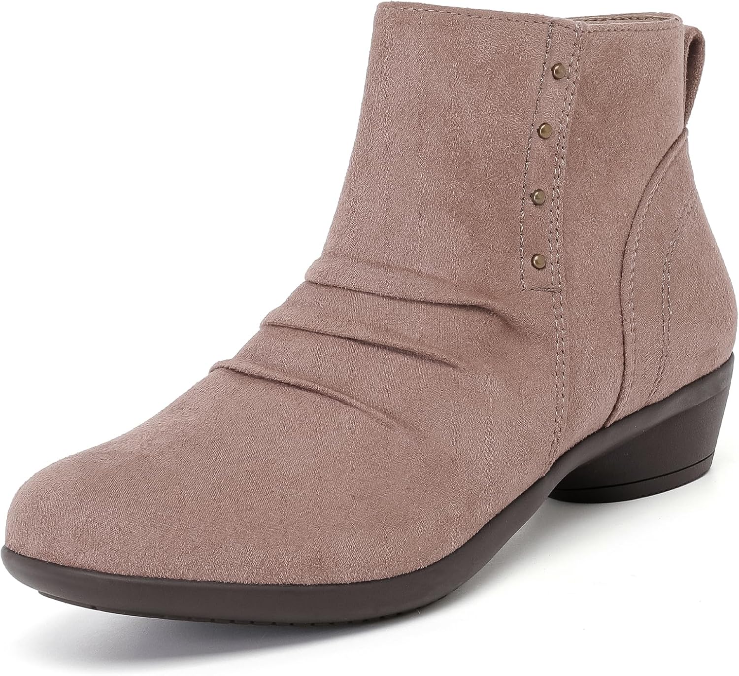 Women's Ankle Boots Casual Fashion Chunky Heeled Booties