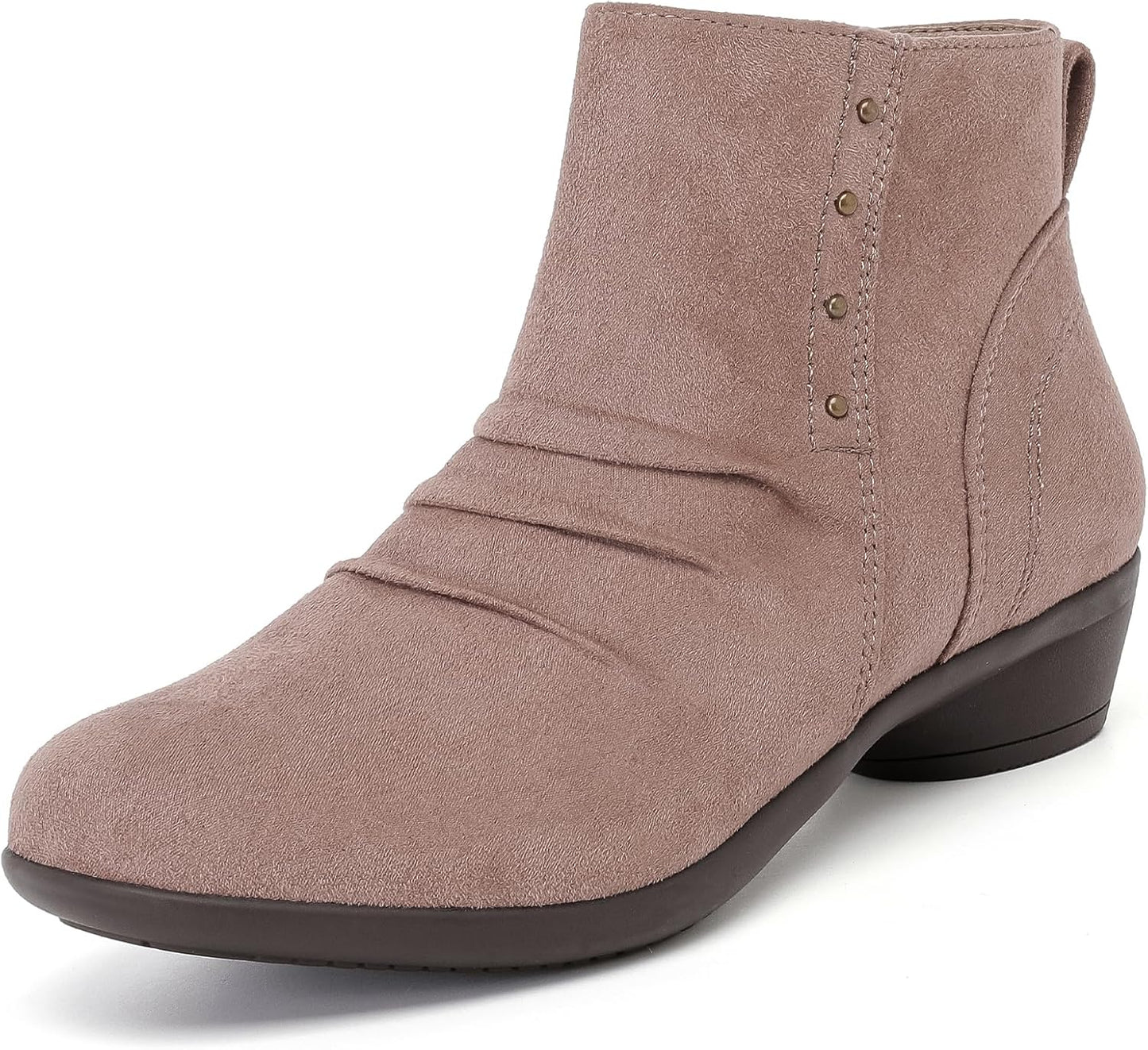 Women's Ankle Boots Casual Fashion Chunky Heeled Booties