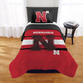 Nebraska Cornhuskers Comforter Set Twin/Twin XL - Cozy Huskers Bedding