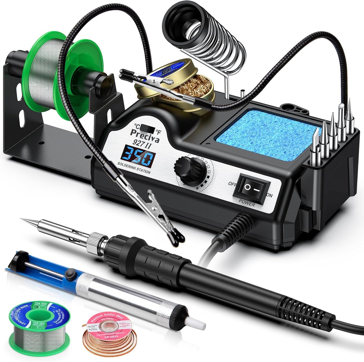 Preciva 927II Digital Soldering Station Kit for Precision Tasks