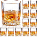Mimorou 12 Pack Whiskey Glasses 10 oz Old Fashioned Glasses - Elegant