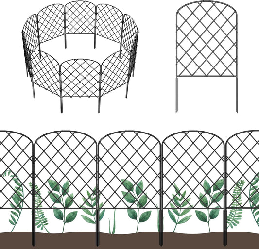 OUSHENG Decorative Garden Fence - 19 Pack Animal Barrier Edging