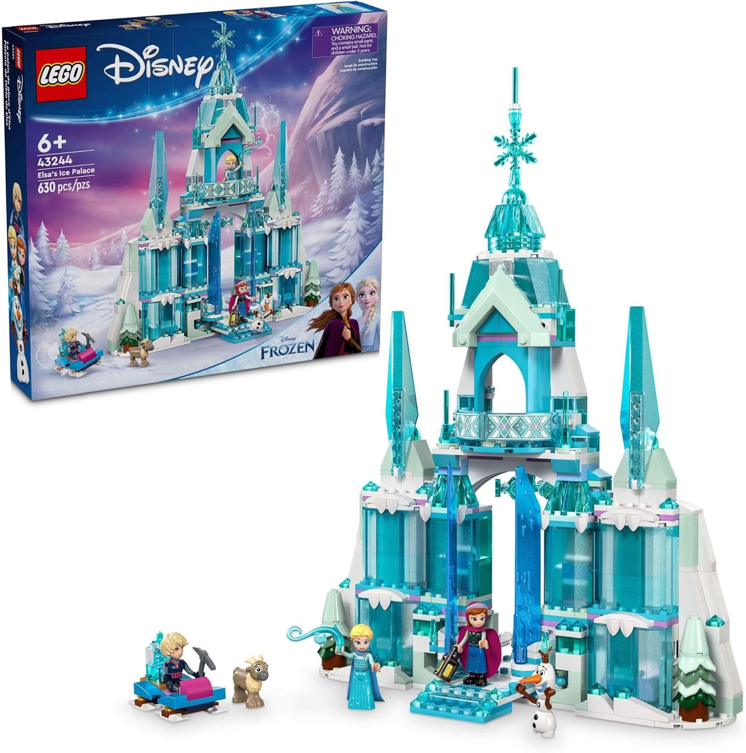 LEGO Disney Frozen Elsas Ice Palace Building Set for Kids