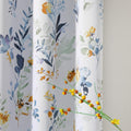 Floral Curtains 108 in Long Thermal Room Darkening Drapes - Vintage