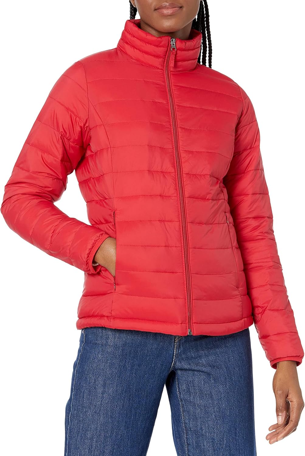 Lightweight Long-Sleeve Water-Resistant Packable Puffer Jacket