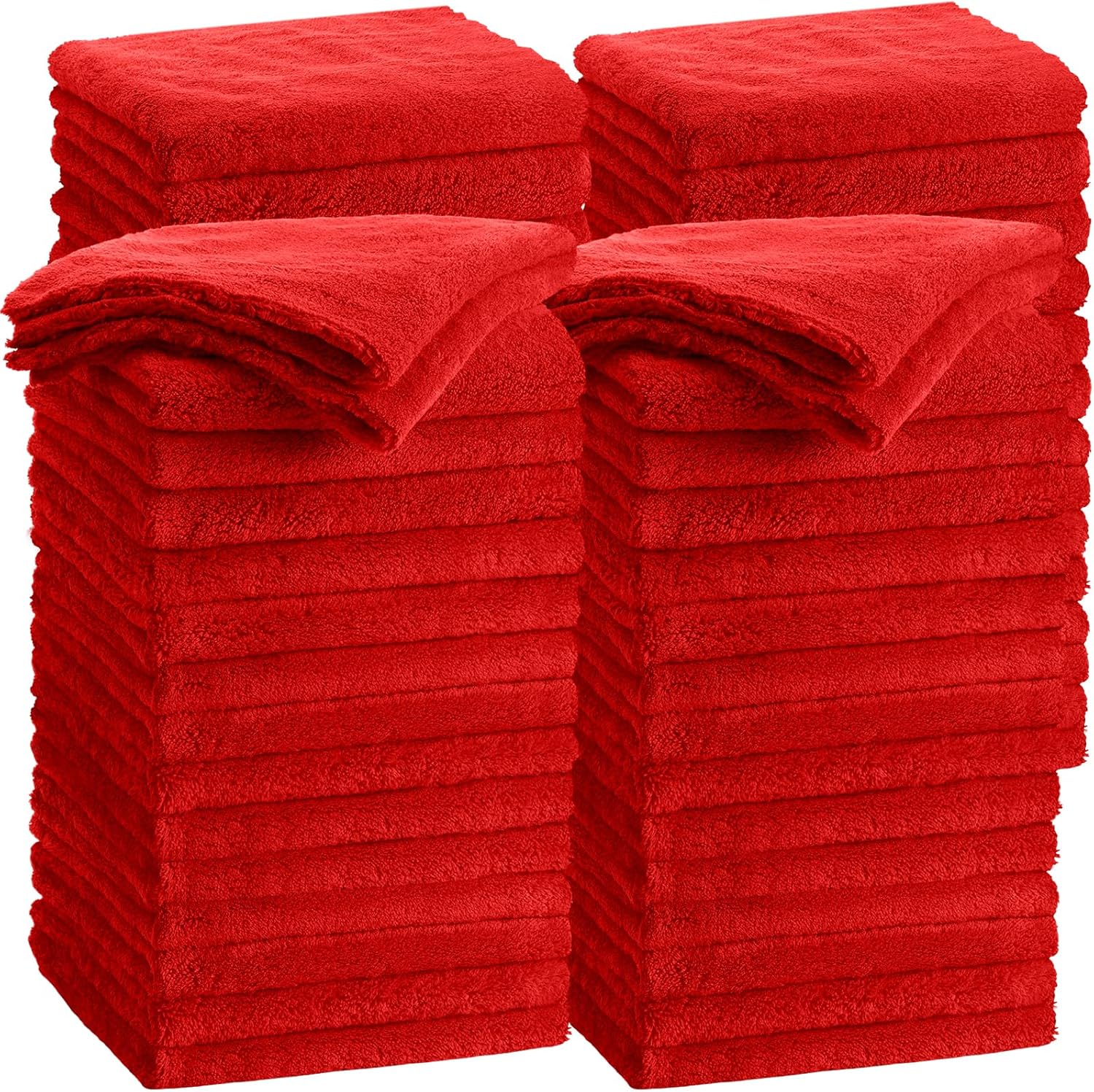 30 Pcs Edgeless Microfiber Plush Towels for Car Detailing