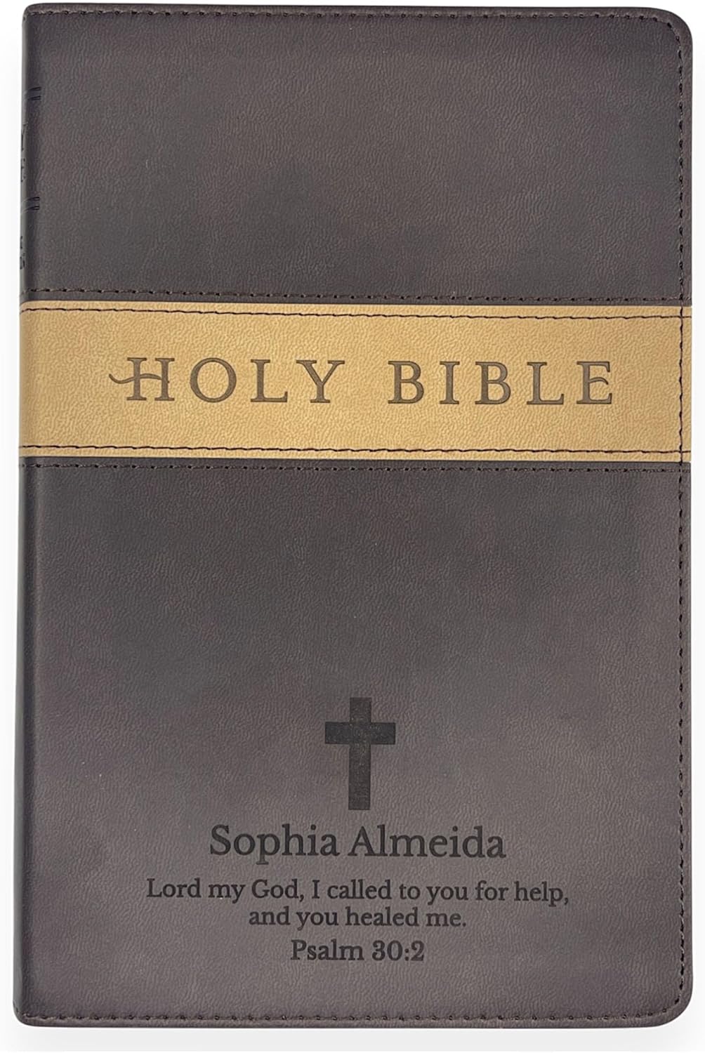 Personalized NLT Trutone Bible with Custom Name for Celebrations