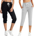 SPECIALMAGIC Women's Cropped Jogger Sweatpants - Comfortable Everyday