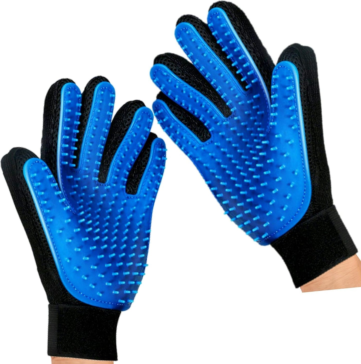Silicone Pet Grooming Glove - 259 Pins for Effective Shedding