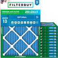 Filterbuy 20x24x1 Air Filter MERV 13 for Optimal Air Quality