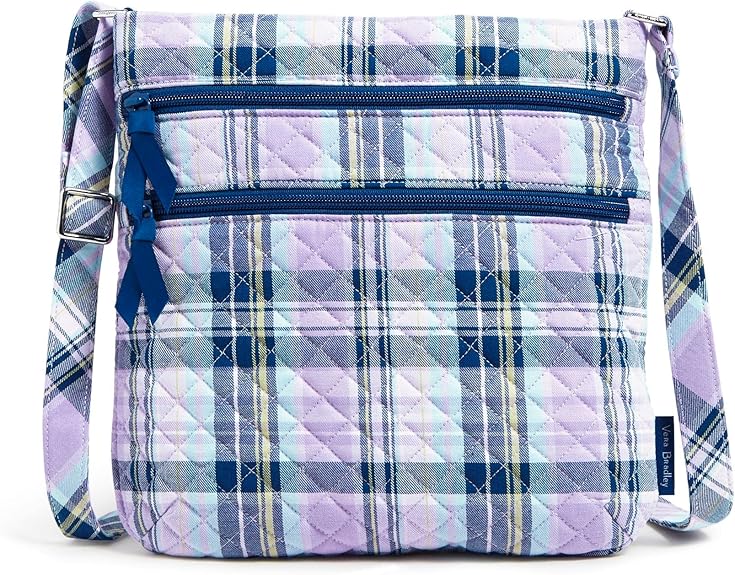 Vera Bradley Women's Signature Cotton Triple Zip Hipster Purse Review