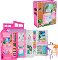Barbie Dollhouse Playset Getaway House - Foldable 4-Area Playset