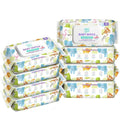 HAPPY BUM Baby Wipe Wet Wipes Unscented 8 Packs 640 Count - Gentle