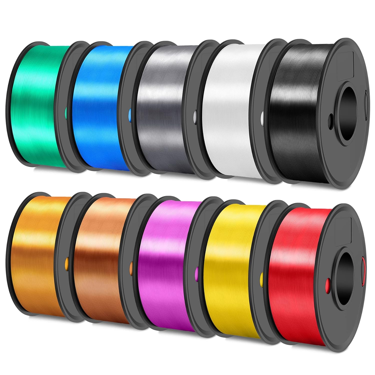 SUNLU 2500g Multicolor 3D Printer Filament Bundle for Creators