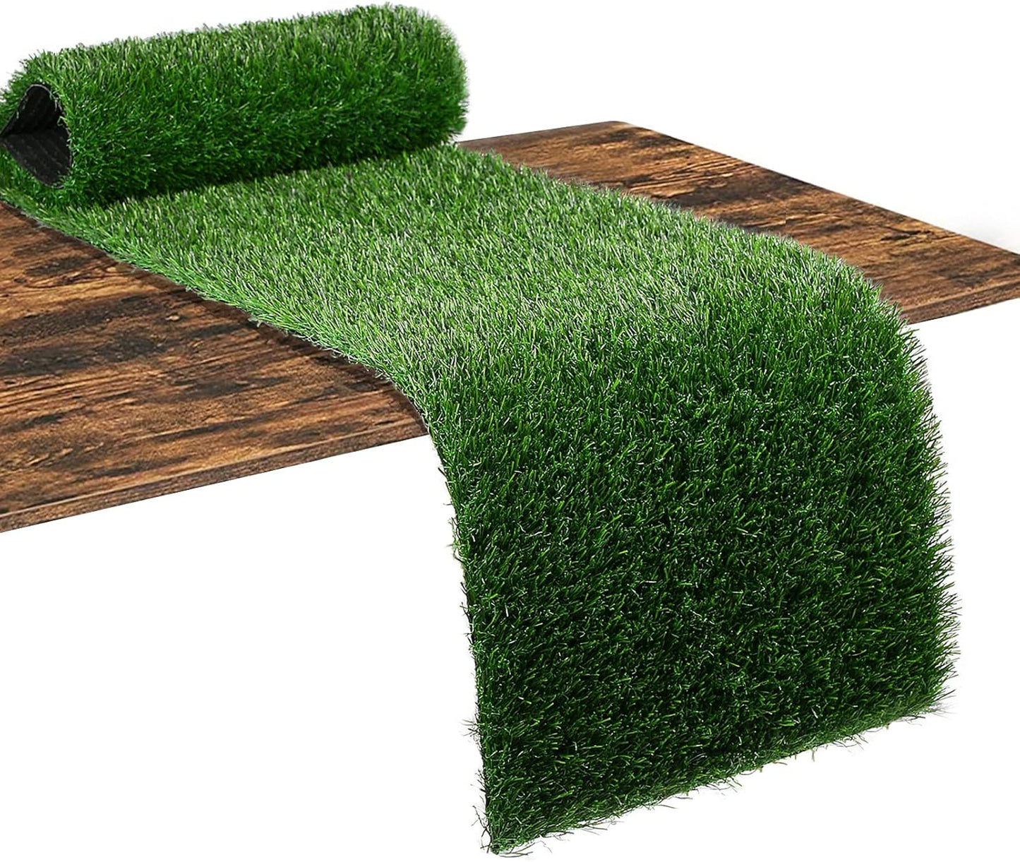 XLX TURF Green Faux Grass Table Runner for Golf Theme Parties