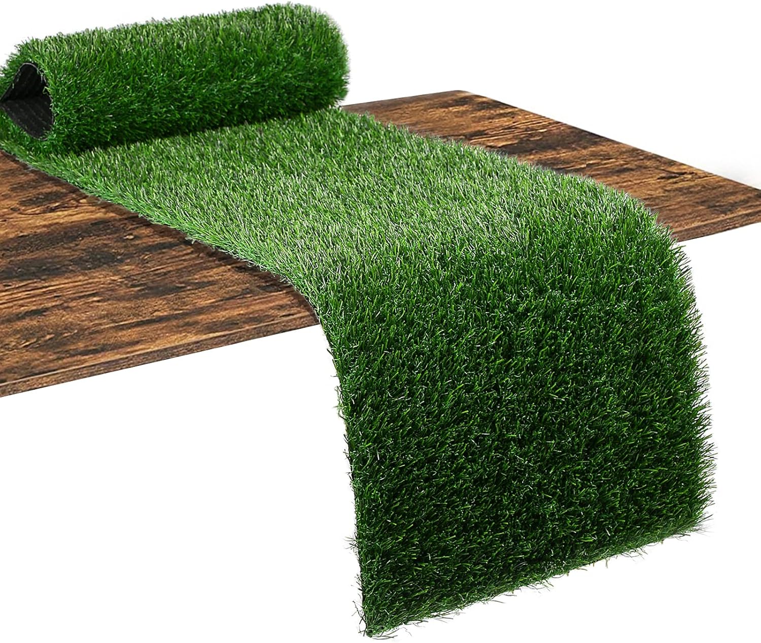 XLX TURF Green Faux Grass Table Runner for Golf Theme Parties