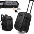 Vacuum Rolling Backpack with Vacuum System and Carry On Wheels