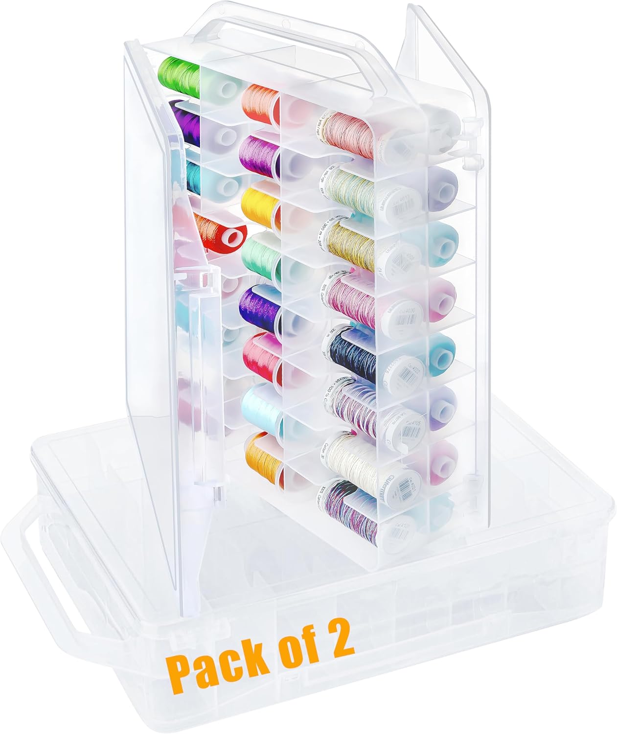 Double-Sided Sewing Organizers for Thread and Small Crafts