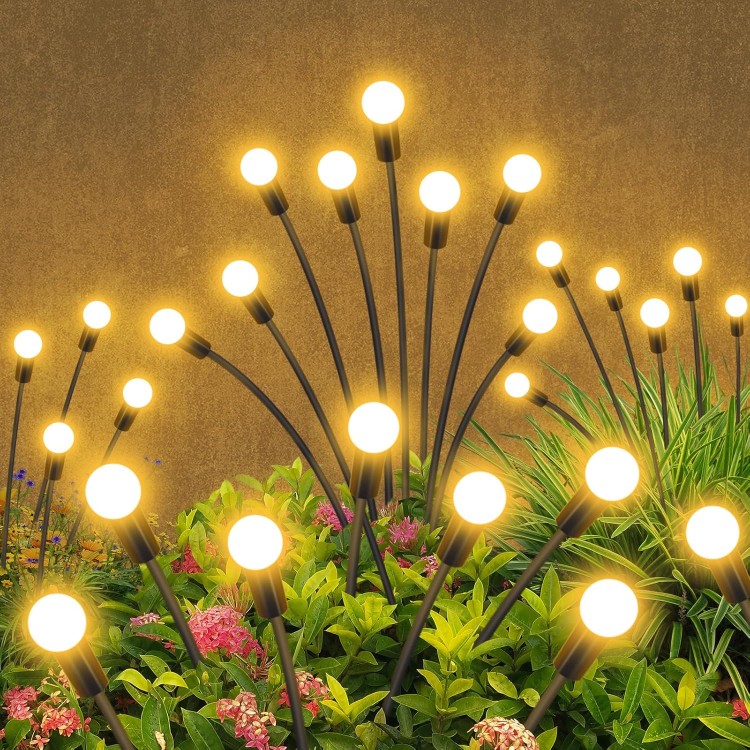 Solar Garden Lights Outdoor Waterproof for Pathway and Party