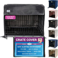 Pet Dreams Dog Crate Cover Breathable Kennel Topper - Fits 42in