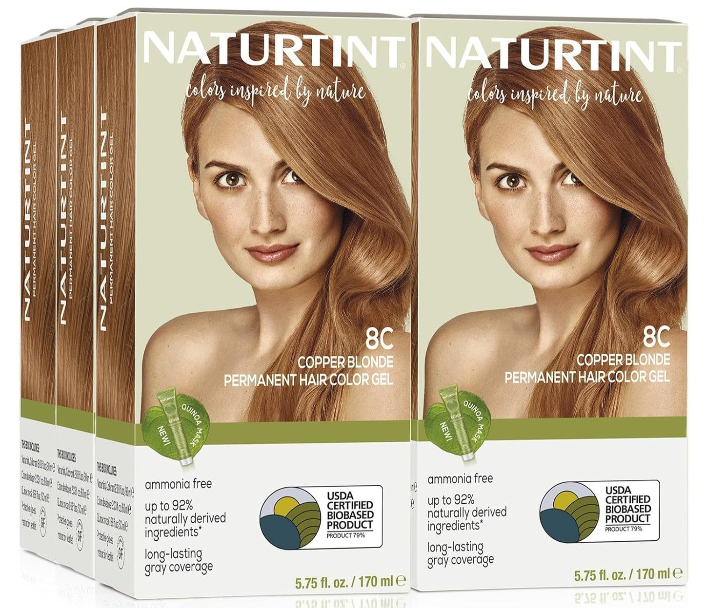 Naturtint 8C Copper Blonde Hair Color for Beautiful Results