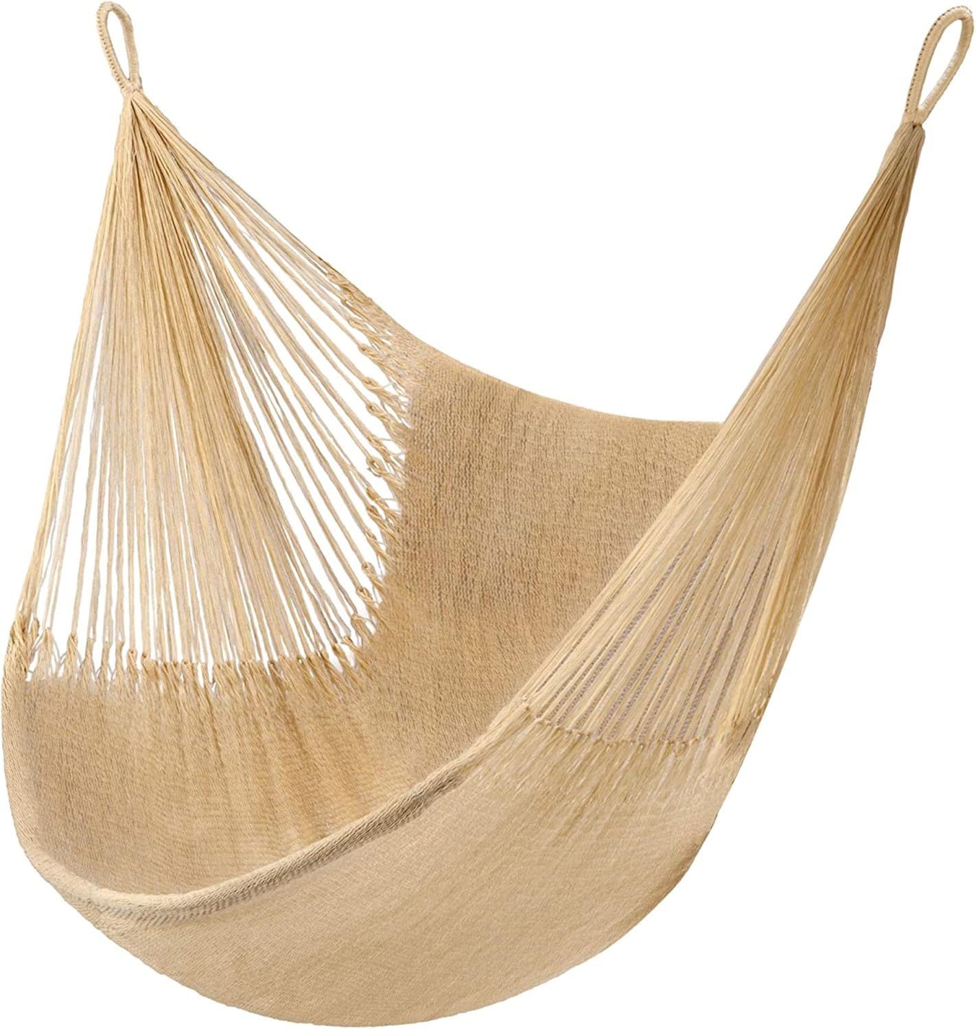 Yellow Leaf Hammocks Hanging Chair - Full-Body Recline Comfort