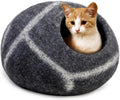 Luxurious Eco-Friendly Merino Wool Cat Cave Bed for Cozy Comfort