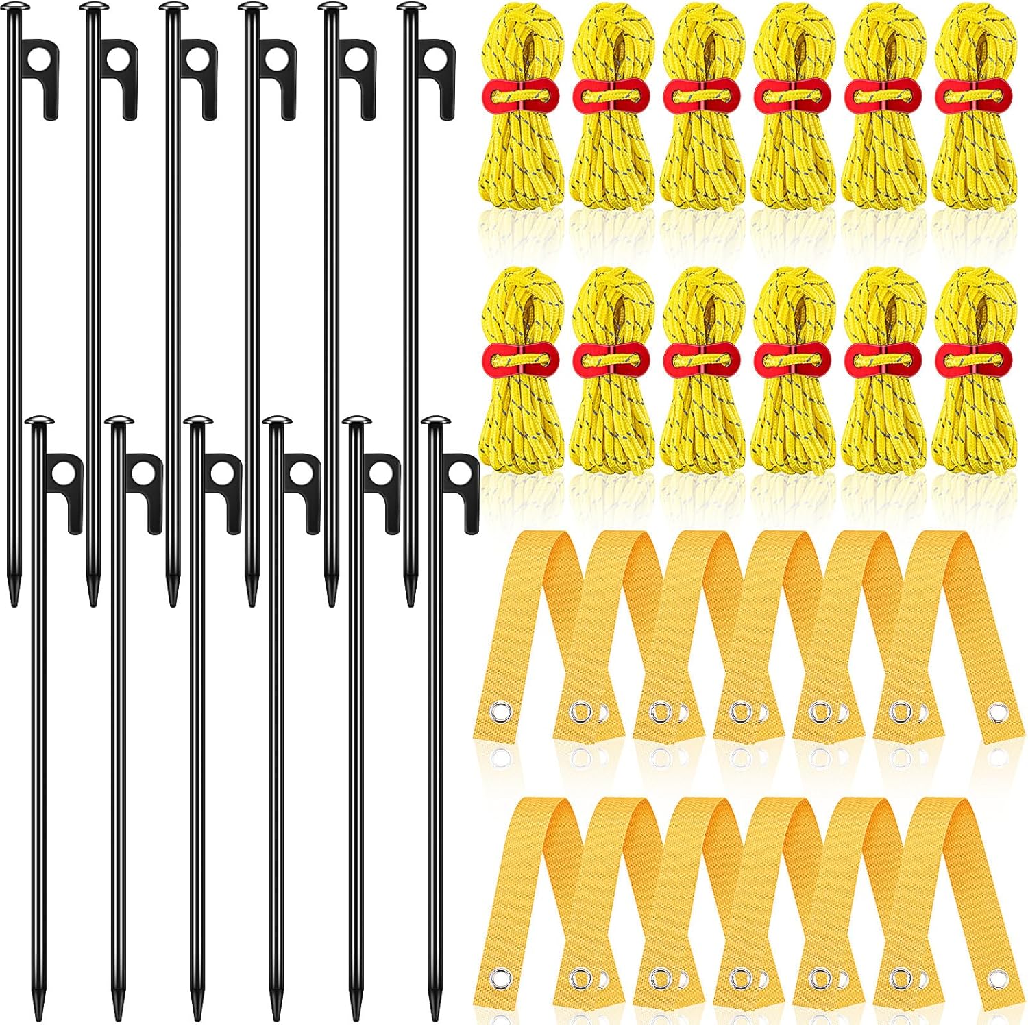 Sintuff 36 Pcs Heavy Duty Tree Stake Kits for Young Trees