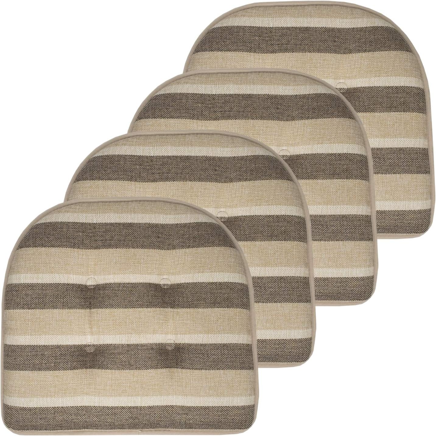 Sweet Home Collection Memory Foam Chair Cushion Pads for Comfort