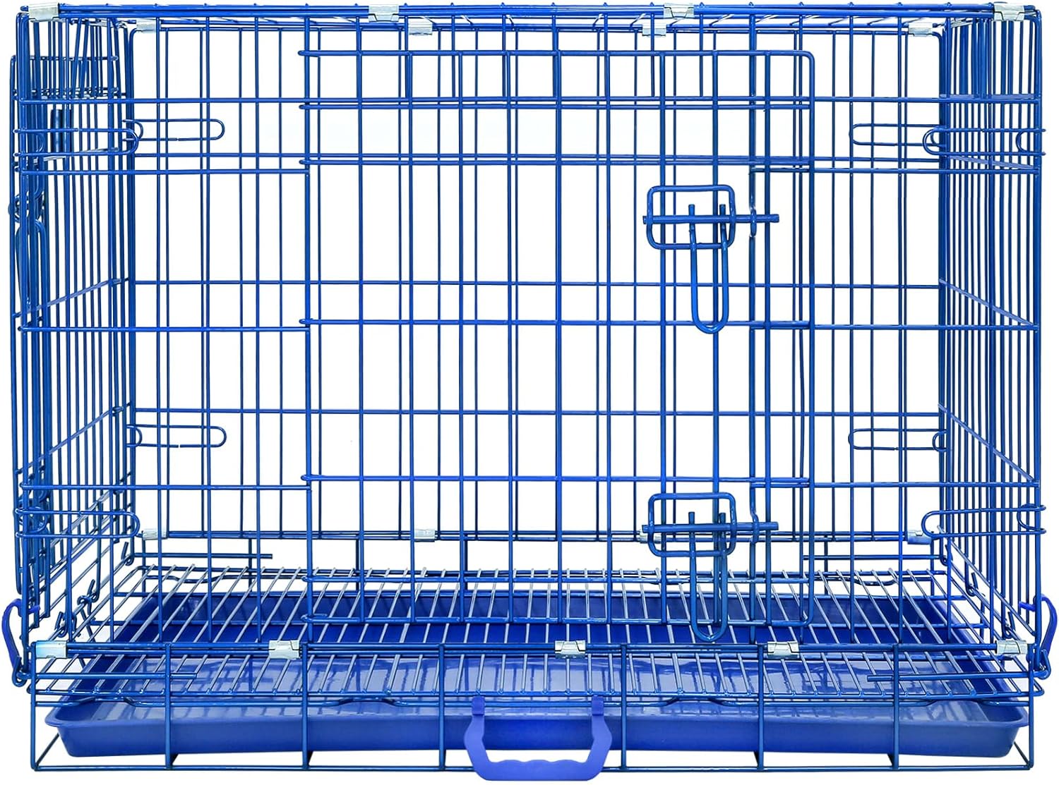 Collapsible Dog Crate for Medium Dogs with Dual Locks and Handle
