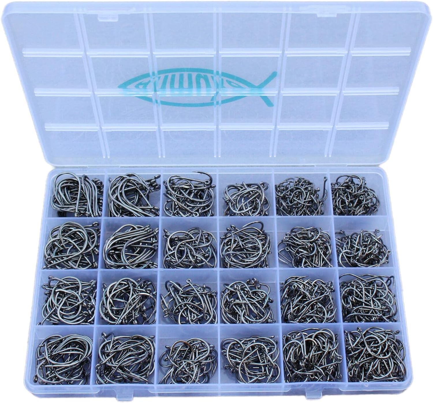 Anmuka 600PCS Fishing Hooks Bulk Set - Essential Gear for Anglers