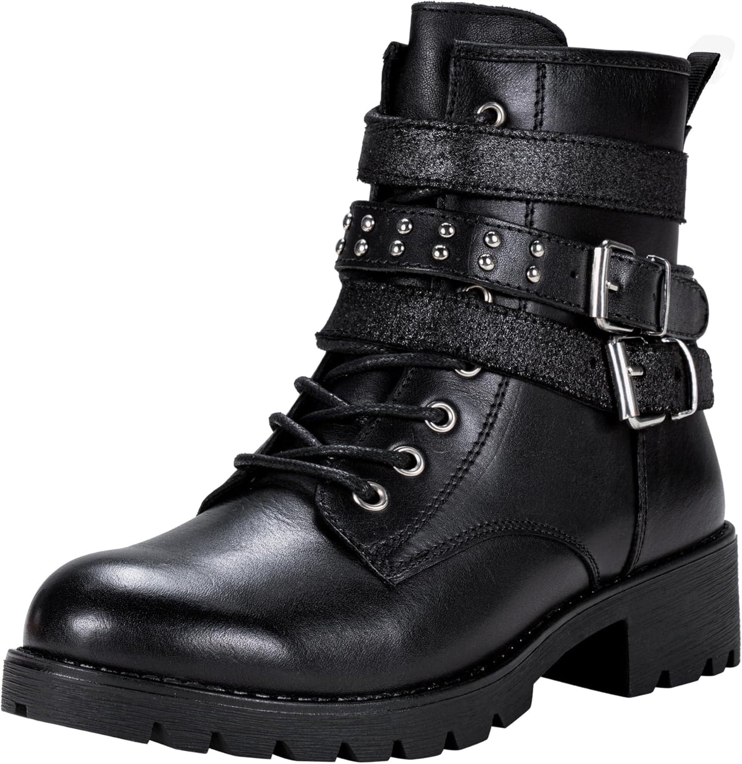 Vepose Women's 916 Ankle Boots: Stylish Combat Lace Up Booties
