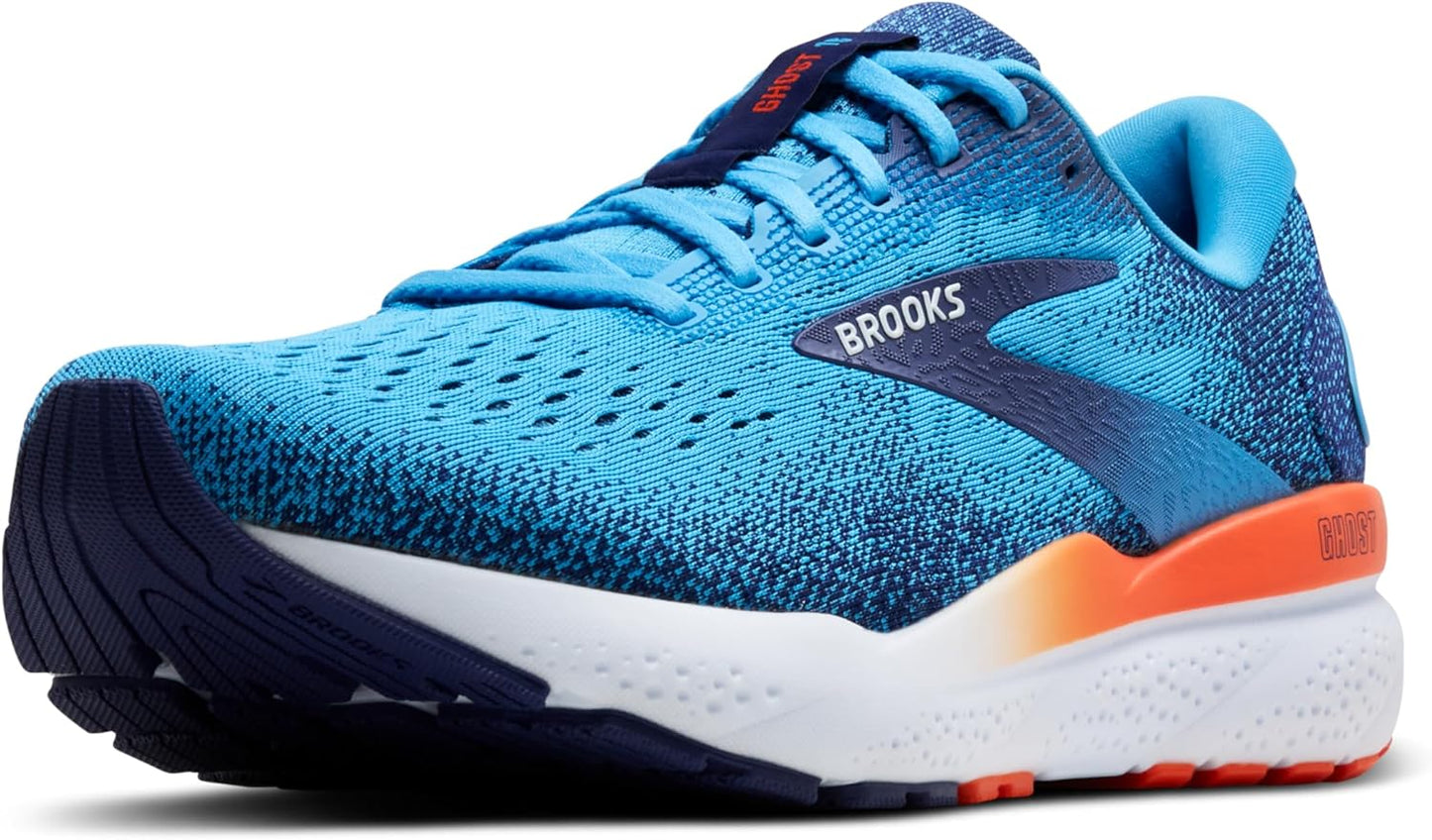 Brooks Mens Ghost 16 Running Shoe for Smooth Comfort