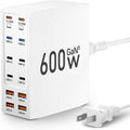 USB Charging Station 600W 12-Port USB C Charger Block - High-Speed Hub