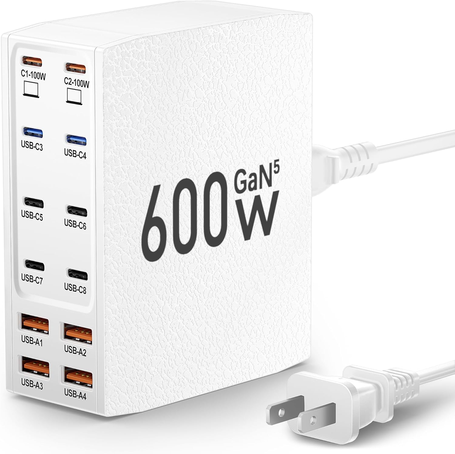12-Port USB C Charging Station with Fast Charging for Devices