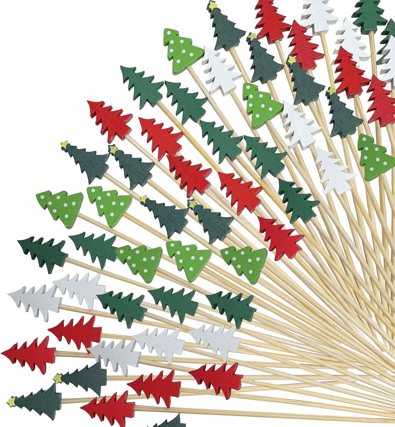 Christmas Tree Cocktail Picks - Festive Party Decor!