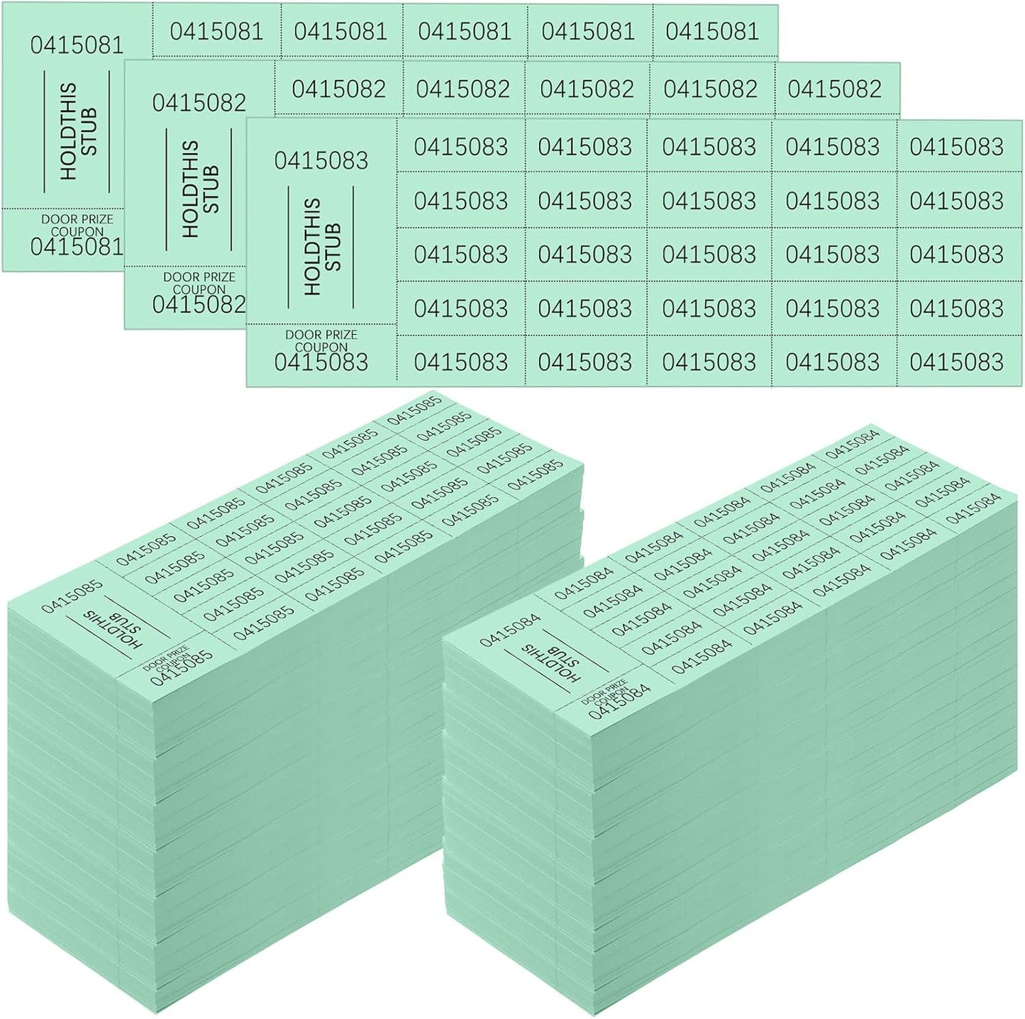 Kosiz 2000 Sheets Raffle Ticket for Events and Auctions