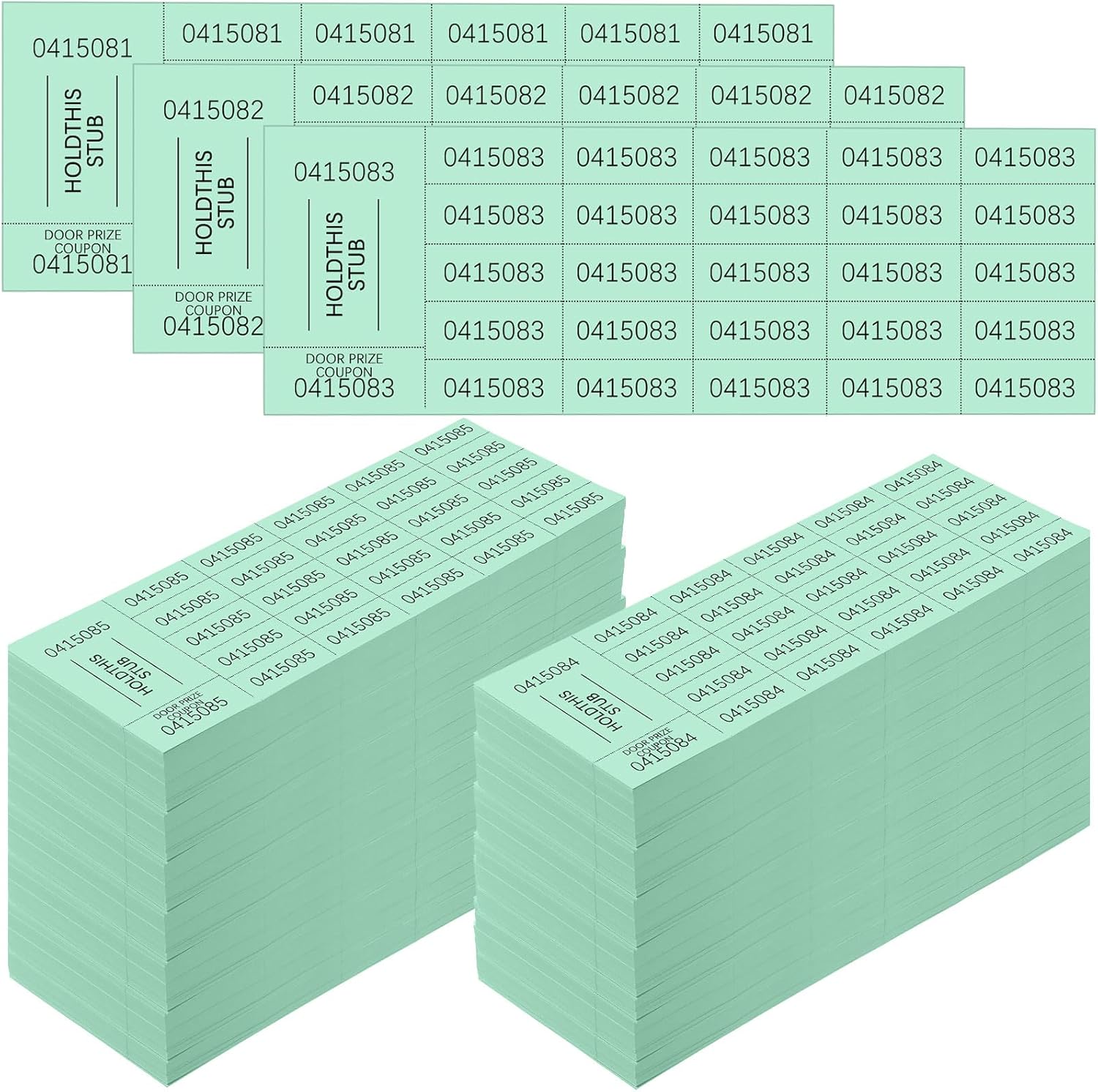 Kosiz 2000 Sheets Raffle Ticket for Events and Auctions