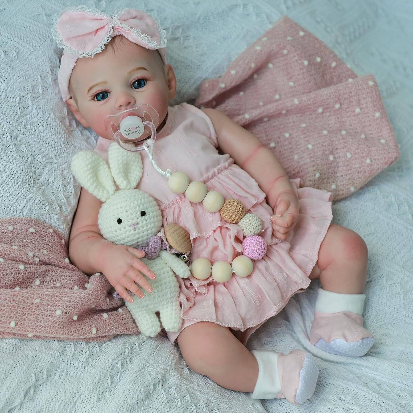 Realistic Reborn Dolls Girl - 18 Inch Lifelike Newborn Doll