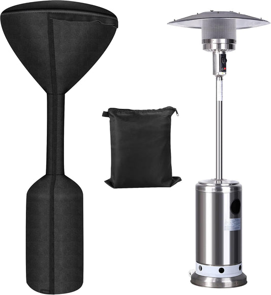 Hualedi Patio Heater Cover: Upgraded Waterproof Zipper, Sun, Snow, Wind Protection