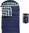 Sleeping Bag Lightweight Envelope-Style 32F Rated - Warm, Packable