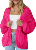 Women's Cardigan Soft Pocketed Long Sleeves - Lightweight Open Front