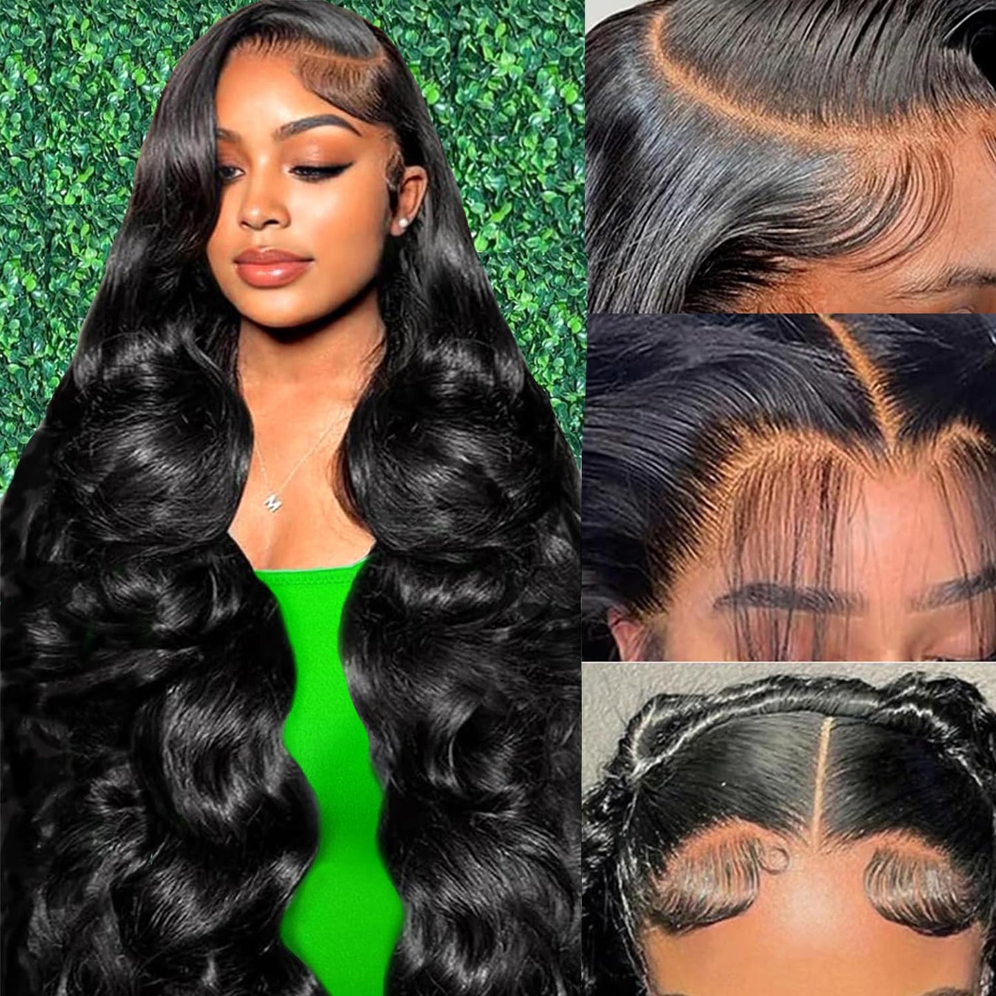 28 Inch Body Wave Lace Front Wigs Human Hair for Women