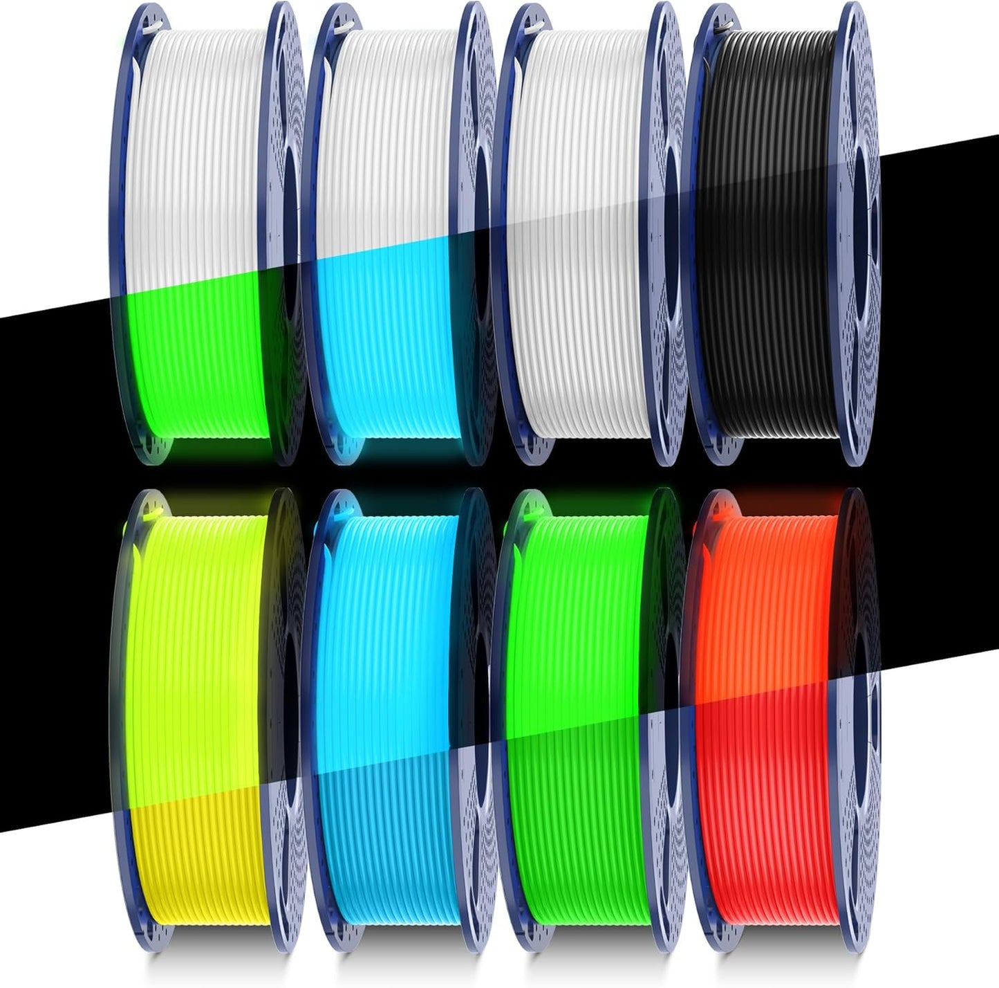 SUNLU Glow in Dark PLA Bundle for Vibrant 3D Printing Fun