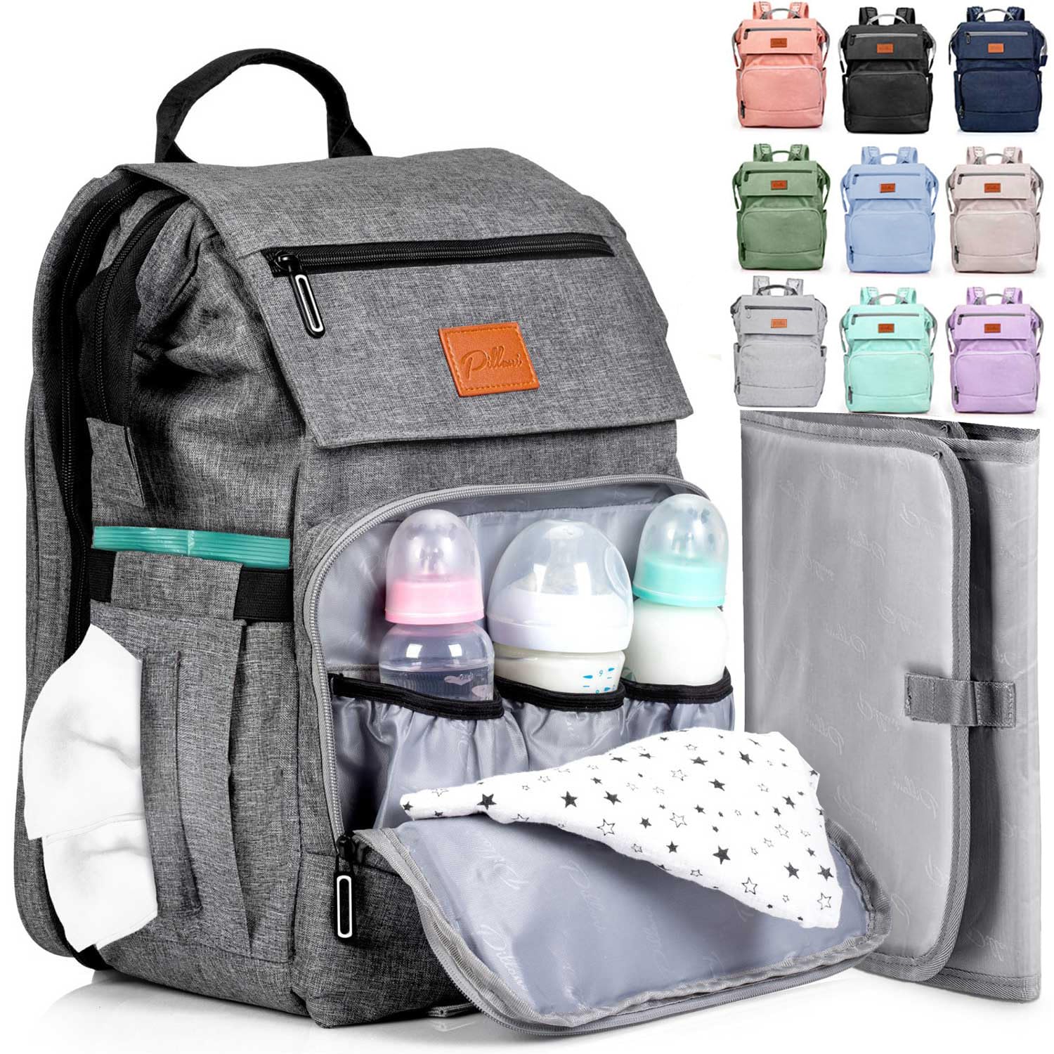 PILLANI Diaper Backpack - Travel-Friendly Baby Bag