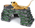 3 in 1 Large Bearded Dragon Basking Platform 13.4x7.1x5.3 in - Natural