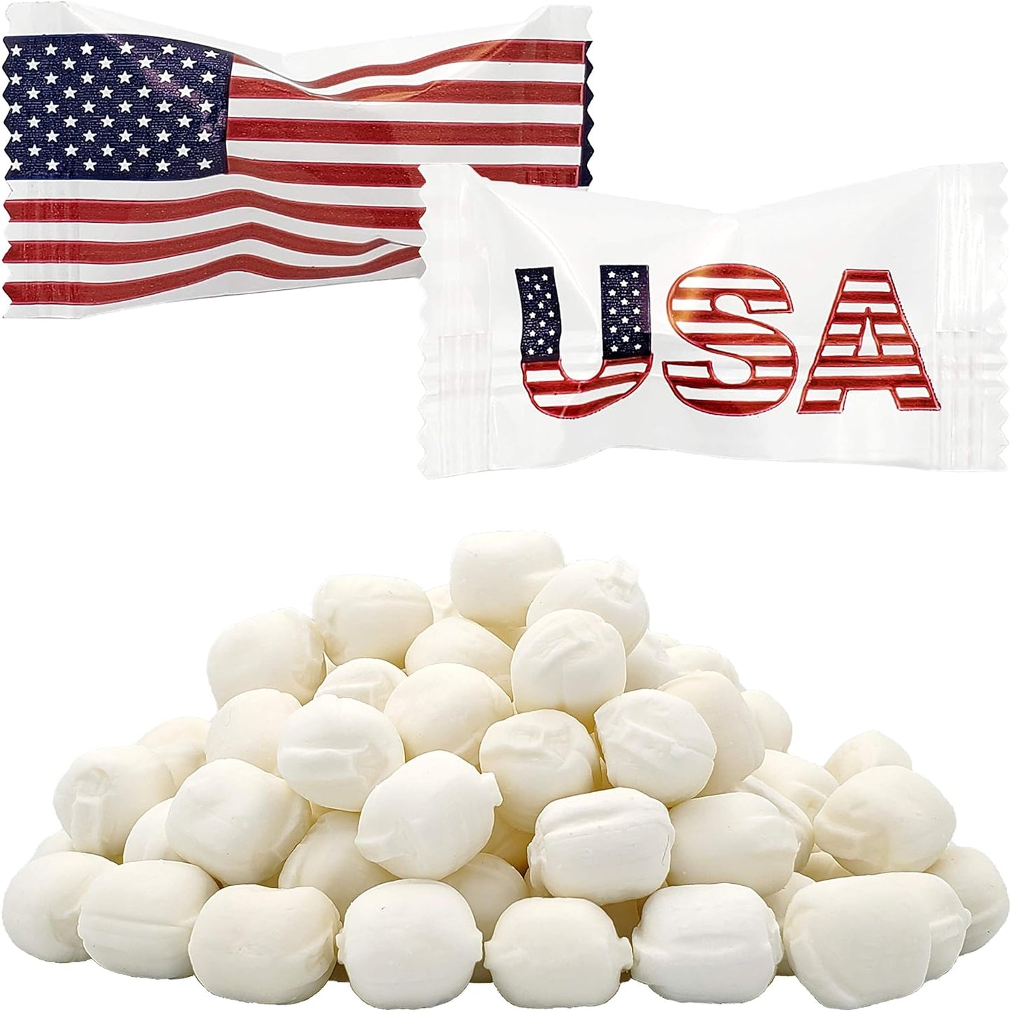 Patriotic Flag USA Buttermints for 4th of July Celebrations