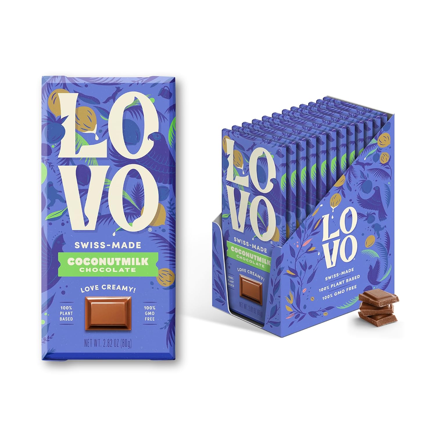 LOVO Coconutmilk Chocolate: Vegan, Gluten-Free, Swiss Made Treat